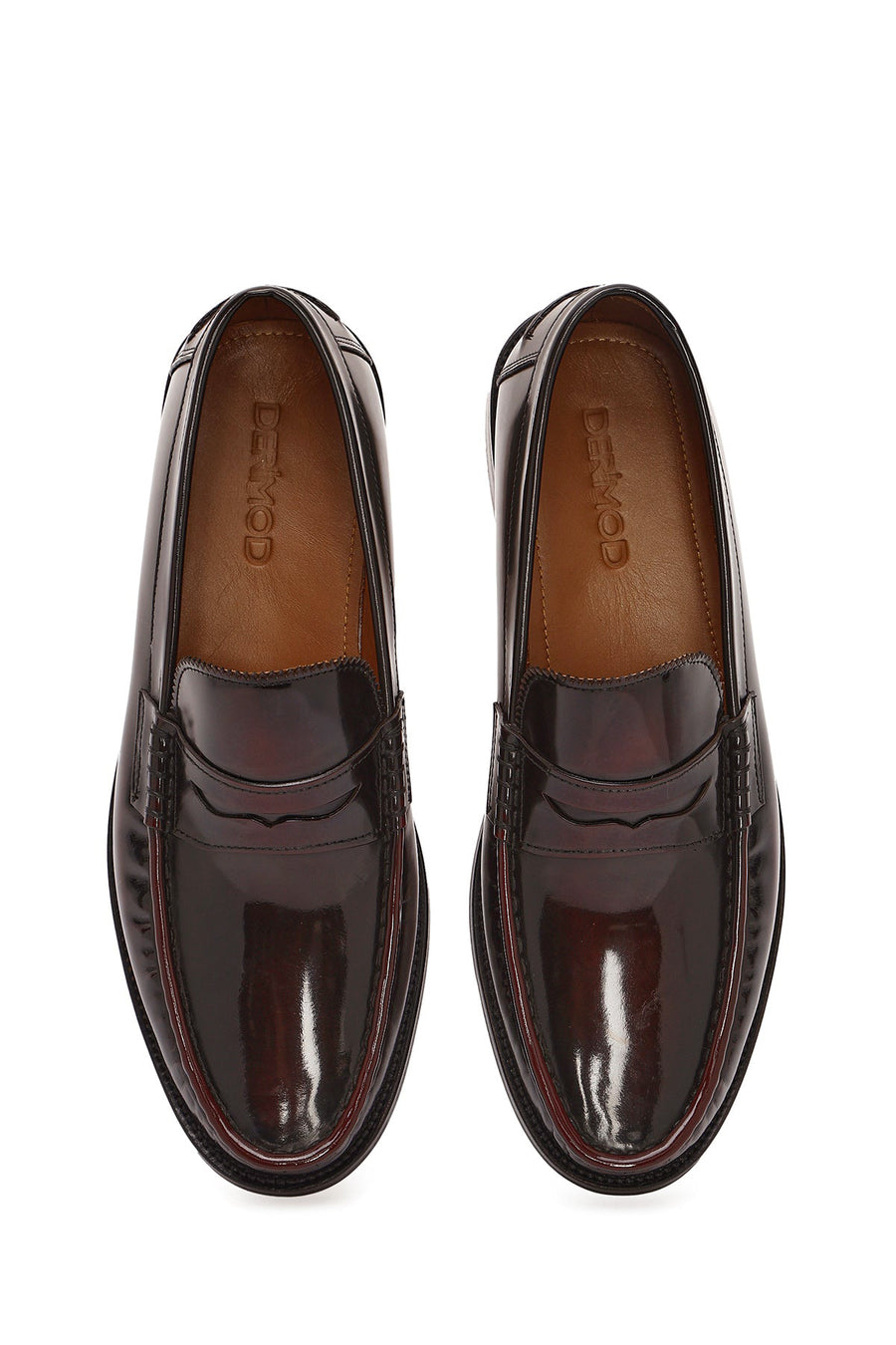 Men's Burgundy Leather Classic Loafer
