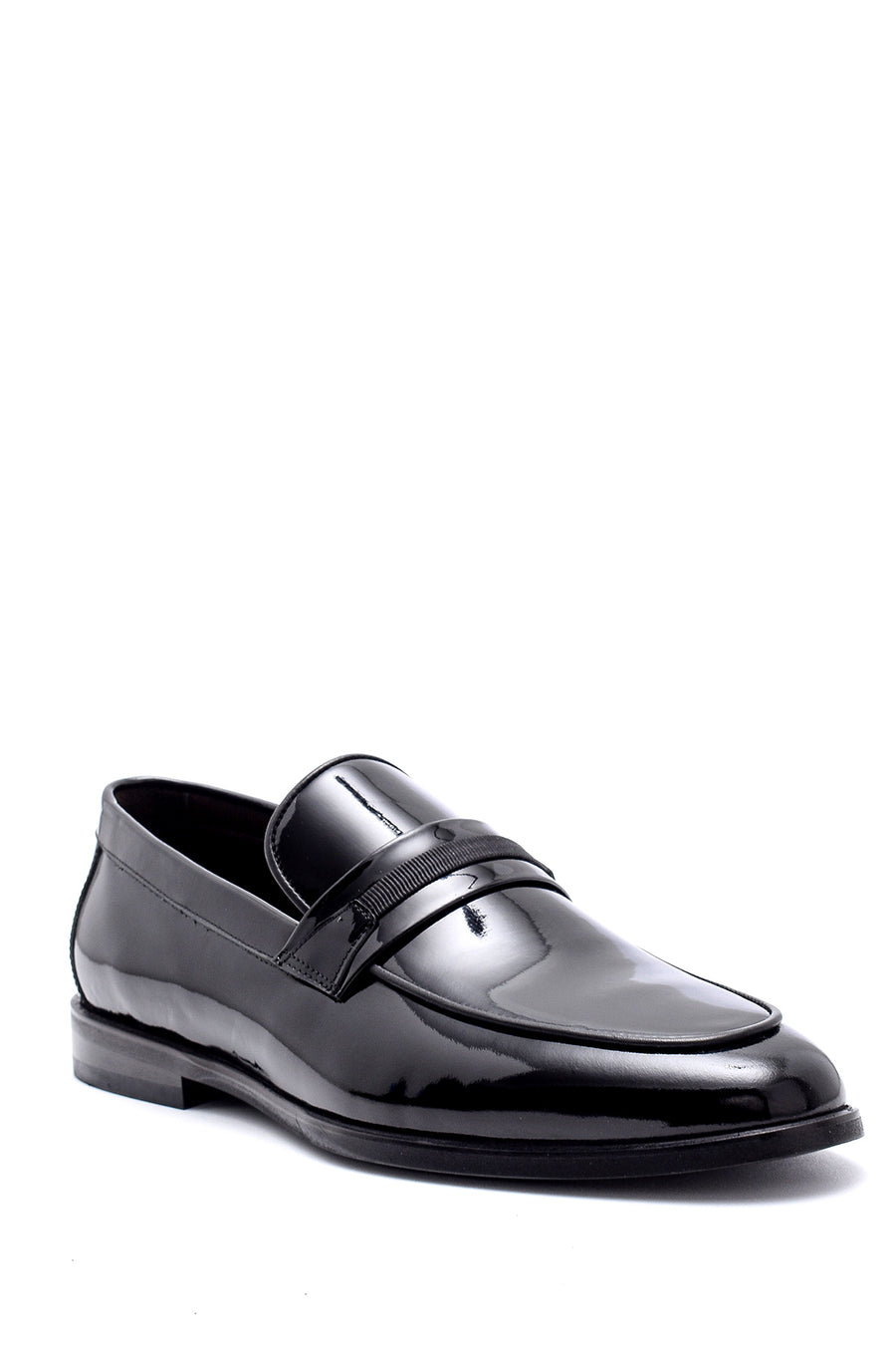 Men's Leather Patent Leather Loafer