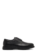 Derimod Fly Male Black Lace-Up Leather Casual Shoes | Derimod