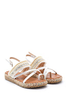 Women's Embroidered Sandals | Derimod