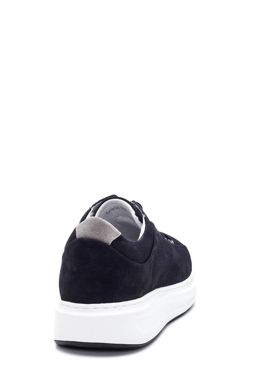 Erkek Lacivert Nubuk Deri Sneaker