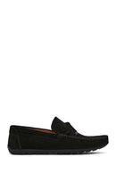 Erkek Siyah Süet Deri Casual Loafer | Derimod