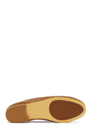 Kadın Taba Süet Deri Maskülen Loafer | Derimod
