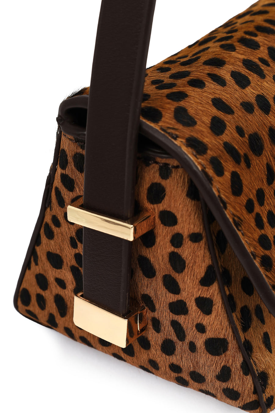 Kadın Leopar Mini Omuz Çantası