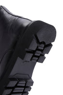 Men's Black Zippered Leather Casual Boots | Derimod