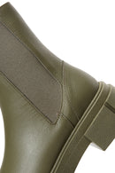 Kadın Yeşil Deri Chelsea Bot | Derimod