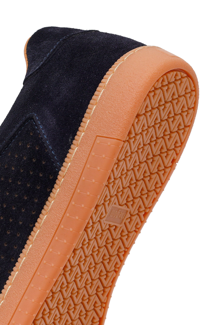 Erkek Lacivert Bağcıklı Süet Deri Sneaker