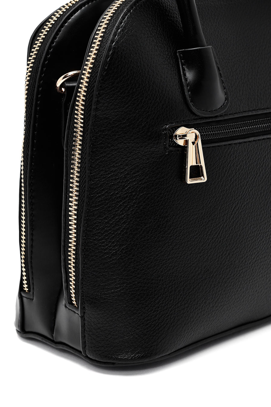 Women's Black Long Strap Classic Handbag