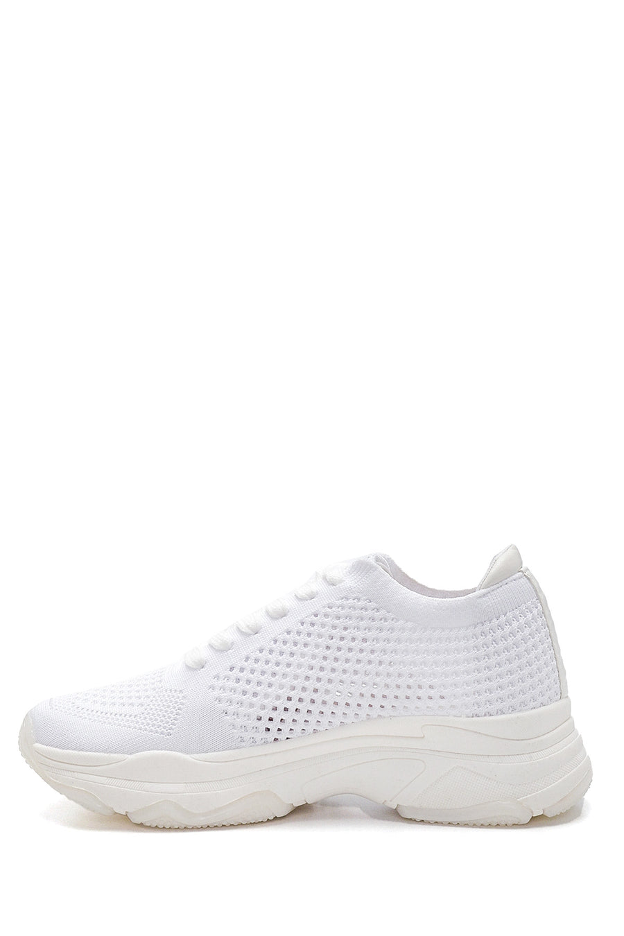 Kadın Beyaz Delikli Sneaker