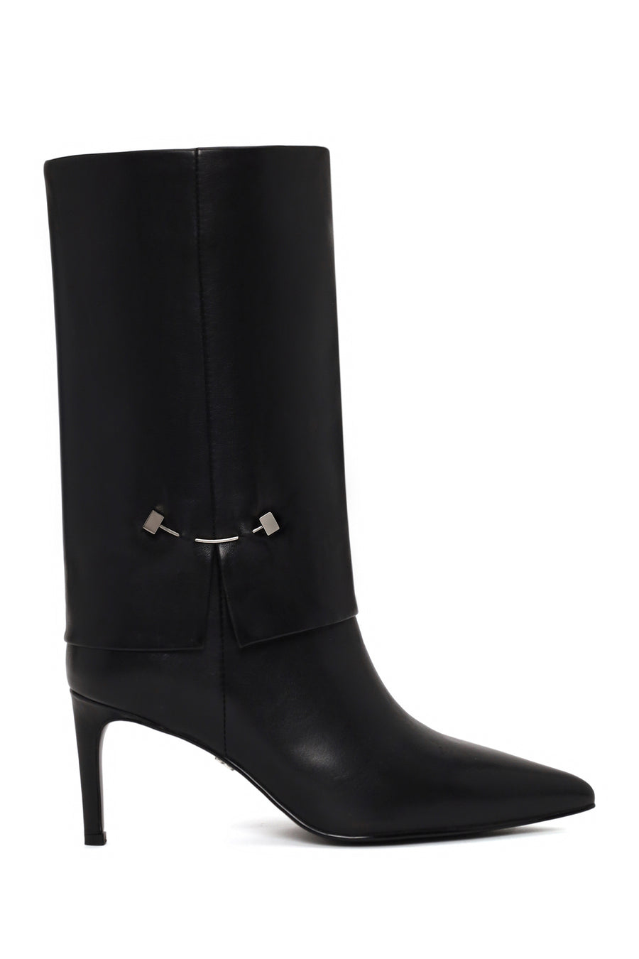 Kadın Siyah İnce Topuklu Deri Çizme AF530026DV | Derimod