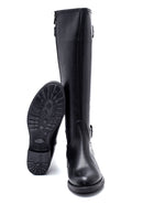 Women's Zipper Detailed Buckle Boots | Derimod