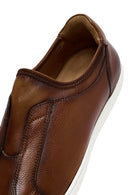 Men's Brown Leather Sneaker | Derimod