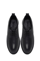 Male Black Lace-up Leather Casual Shoes | Derimod