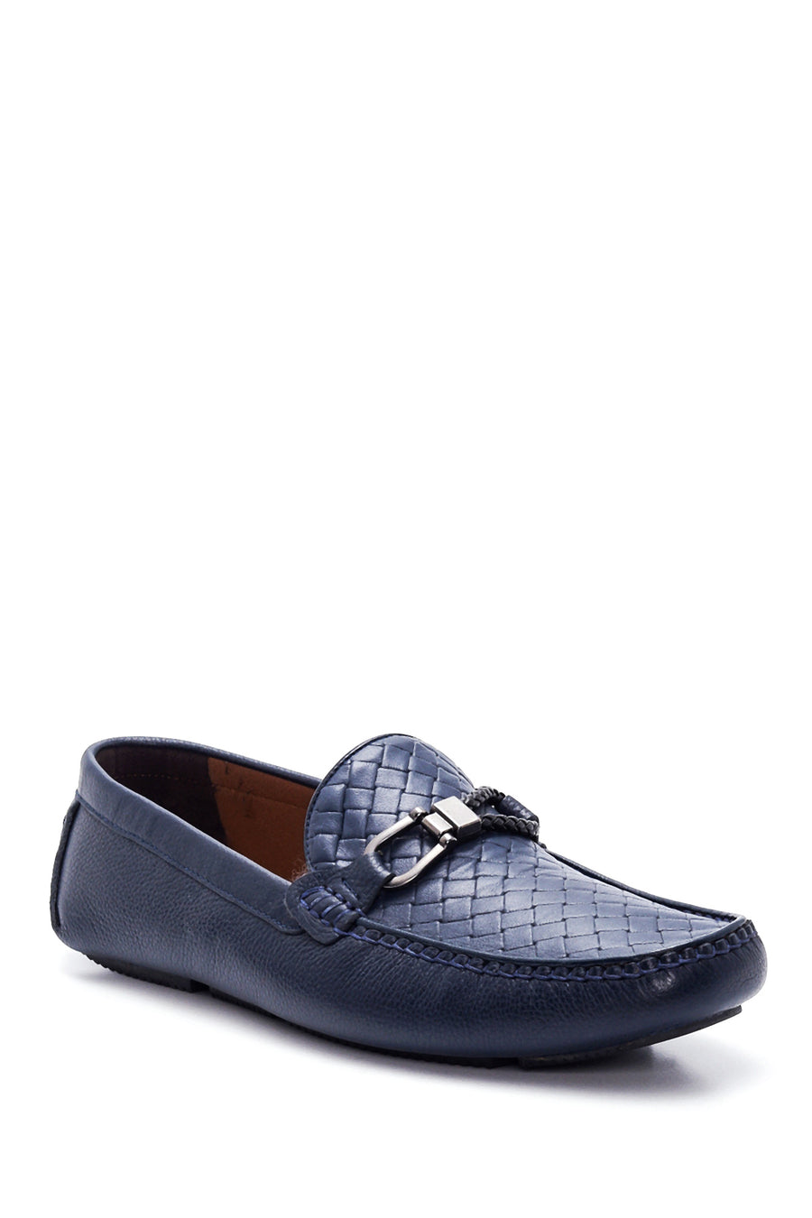 Erkek Deri Baskılı Loafer