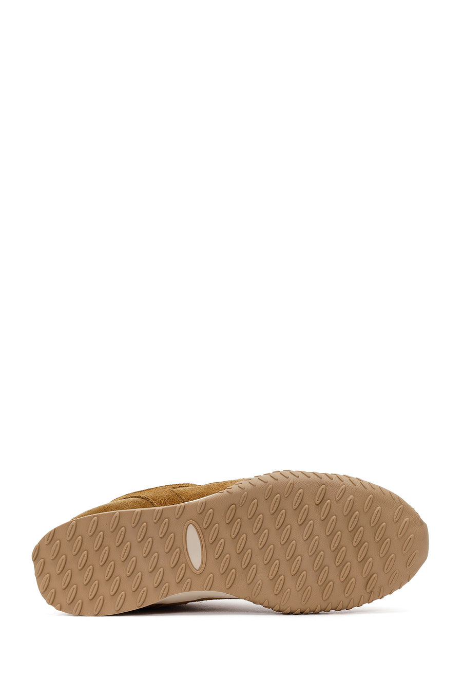 Kadın Camel Bağcıklı Süet Deri Sneaker