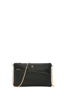 Women's Black Long Chain Strap Clutch Bag | Derimod