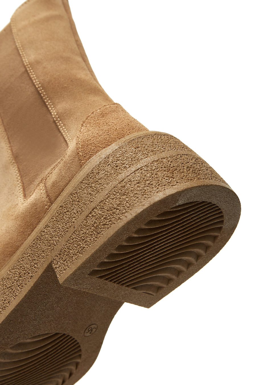 Women's Tan Suede Leather Chelsea Boots