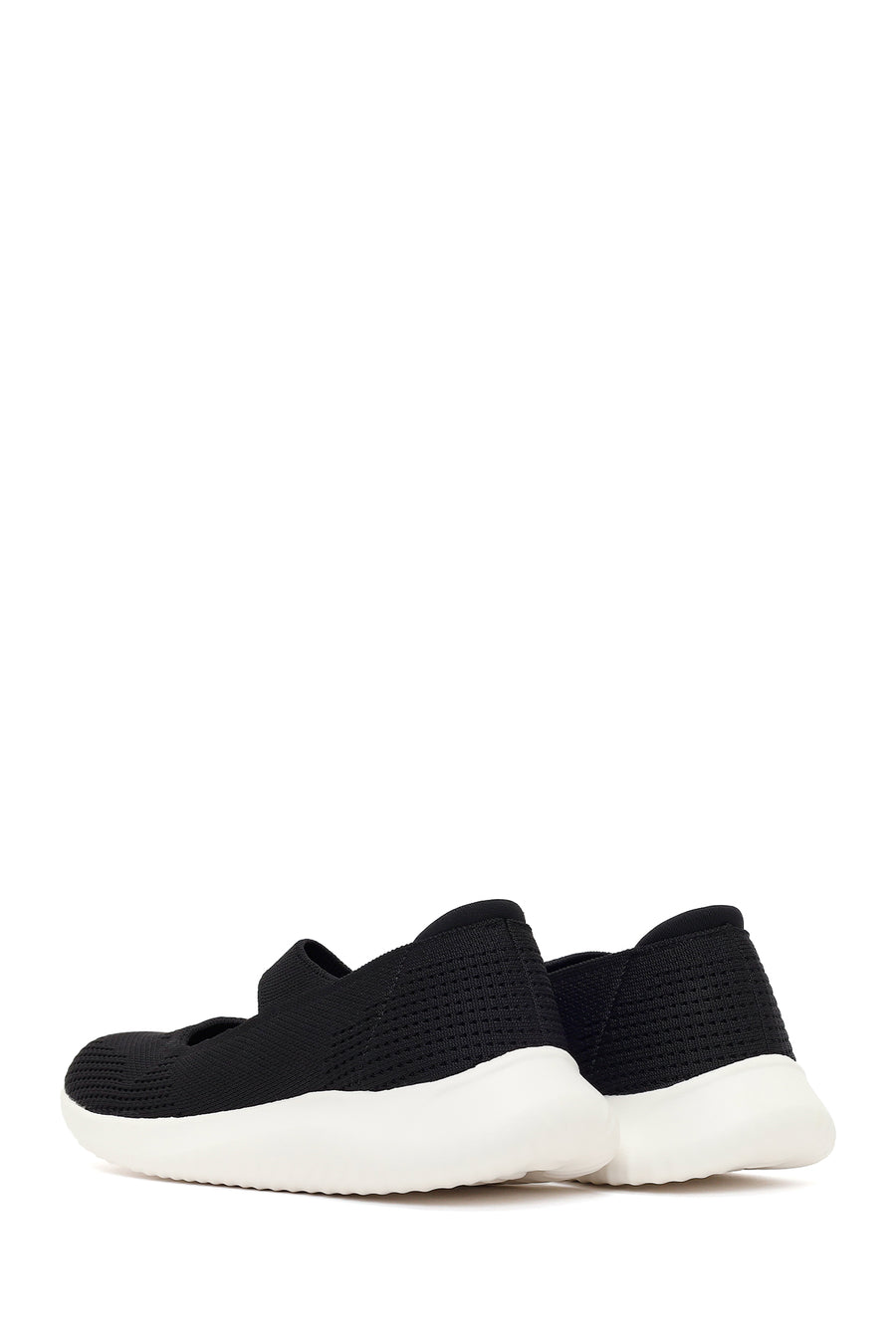 Derimod Zero Women's Black Thick-Soled Fabric Shoes