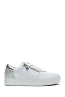 Kadın Deri Fermuarlı Sneaker | Derimod