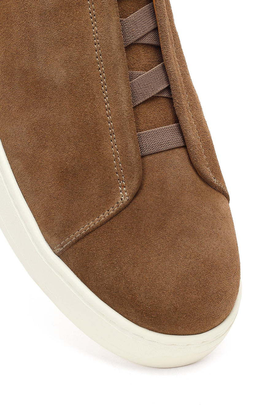 Erkek Taba Süet Deri Sneaker