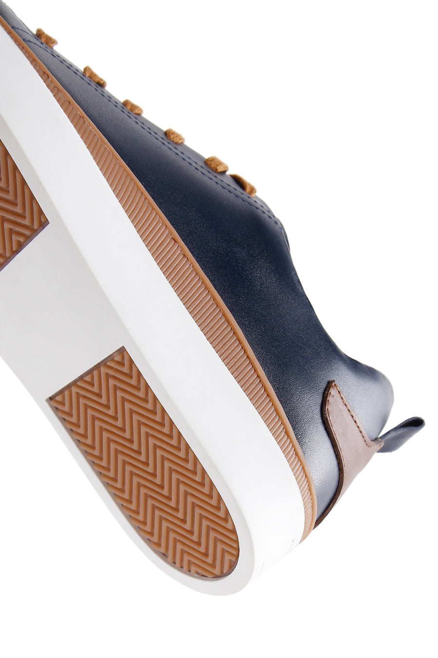 Men's Navy Blue Leather Sneaker