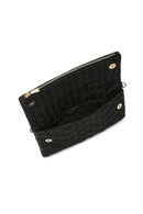 Women's Black Long Chain Strap Clutch Bag | Derimod