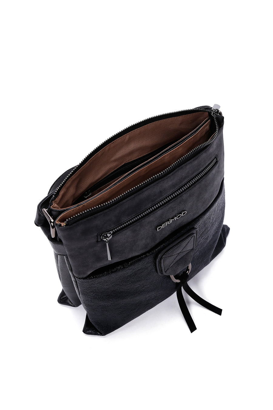 Women's Black Long Strap Crossbody Bag