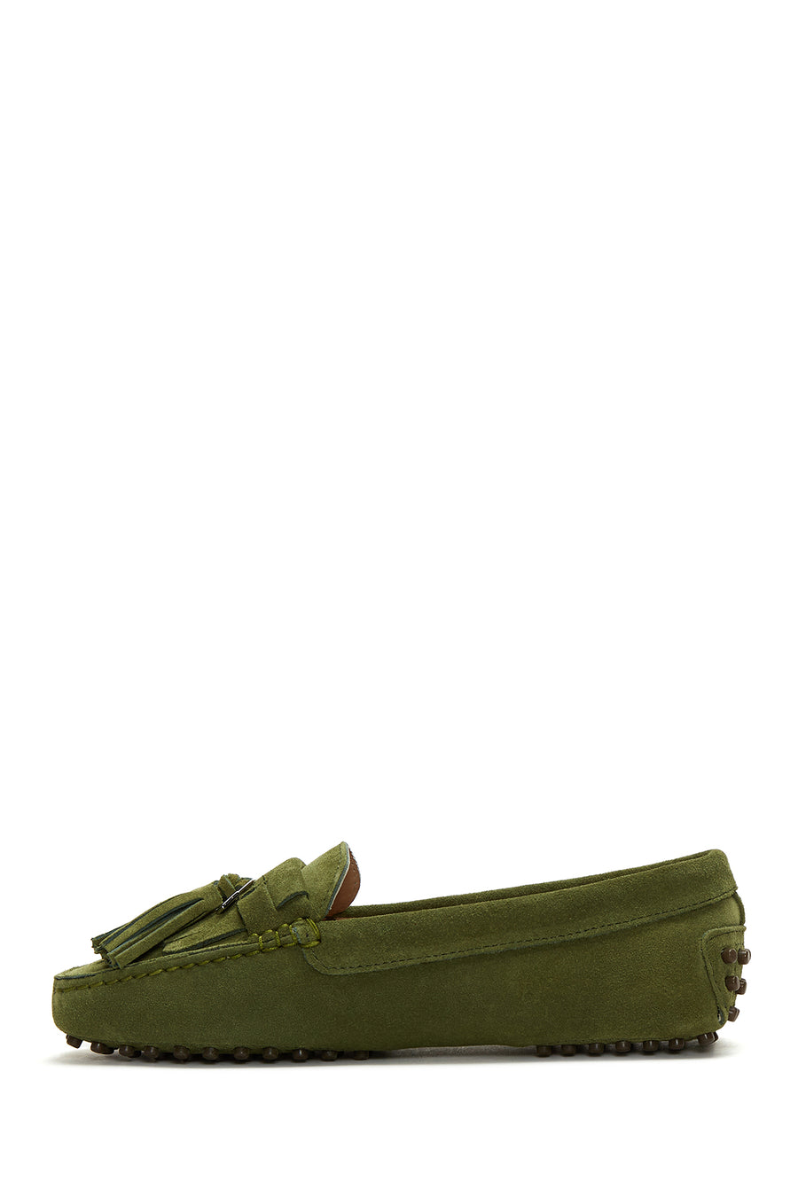 Women's Leather Suede Tassel Loafer