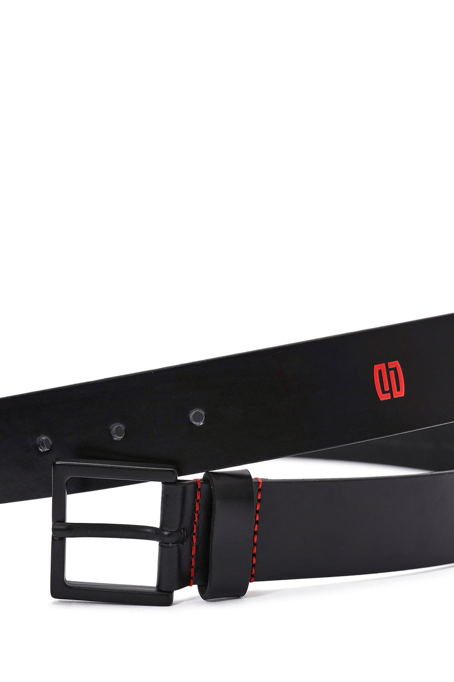 Men's Black Leather Belt