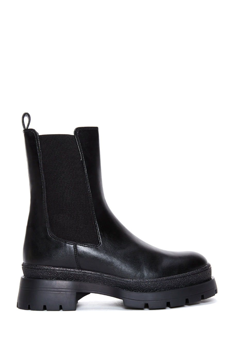 Women's Black Thick Soled Chelsea Boots 23WFE250418 | Derimod