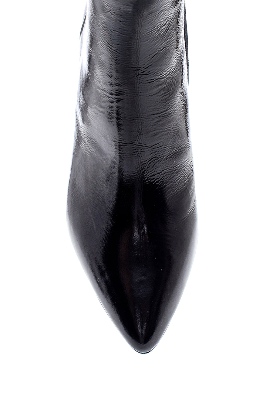 Women's Leather Gritti For Derimod Patent Leather Heeled Boots