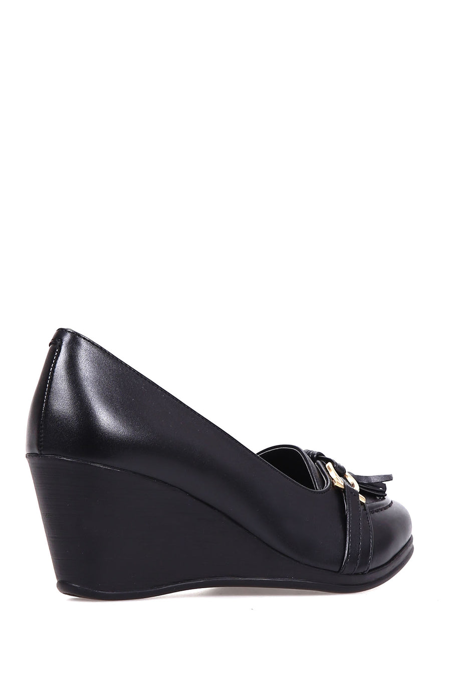 Women's Tassel Detailed Wedge Heeled Shoes