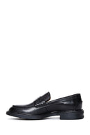 Erkek Siyah Deri Casual Loafer | Derimod