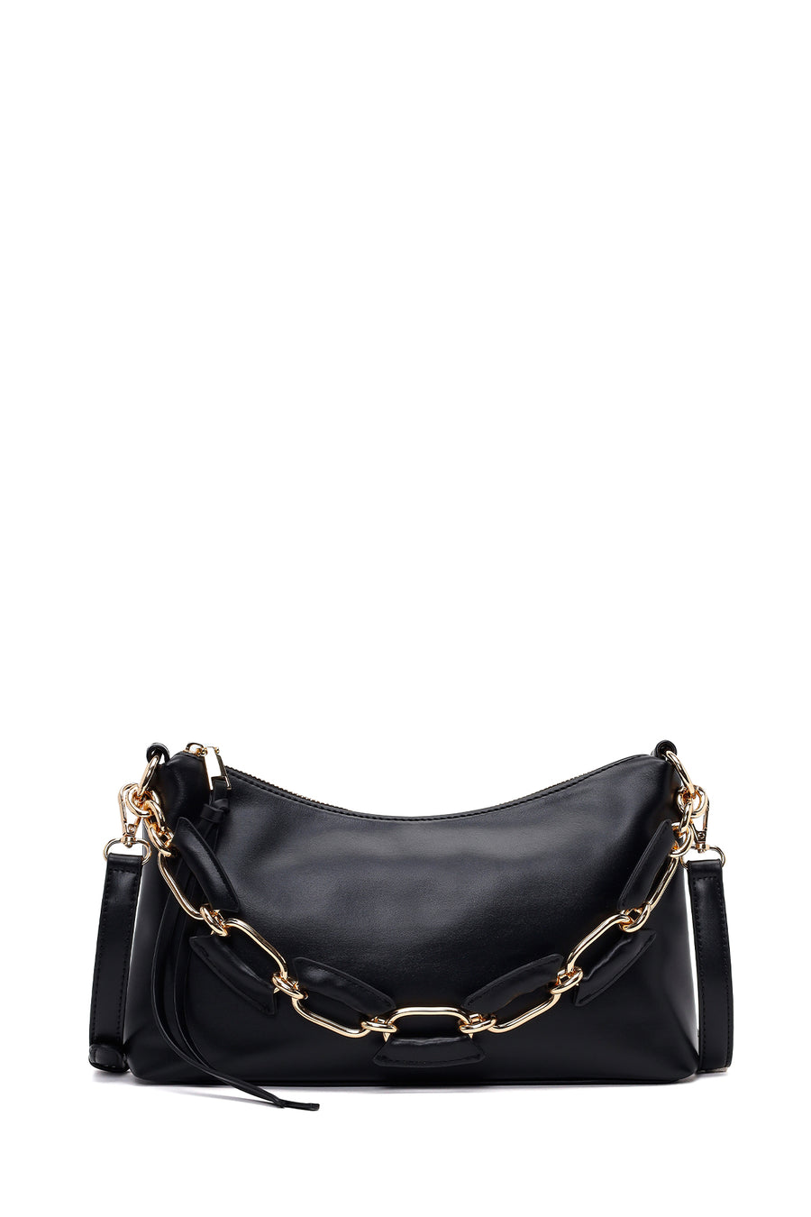 Woman Black Long-Strap Shoulder Bag AB240003SV | Derimod