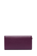 Women's Purple Strap Detailed Wallet | Derimod