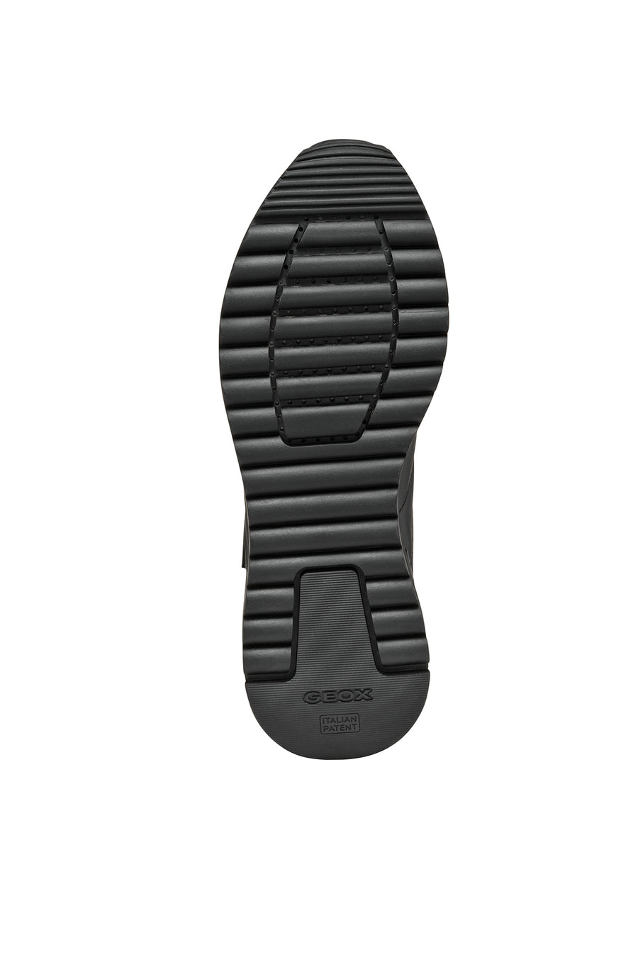 Geox Women's Black Desya Lace-Up Leather Sneaker