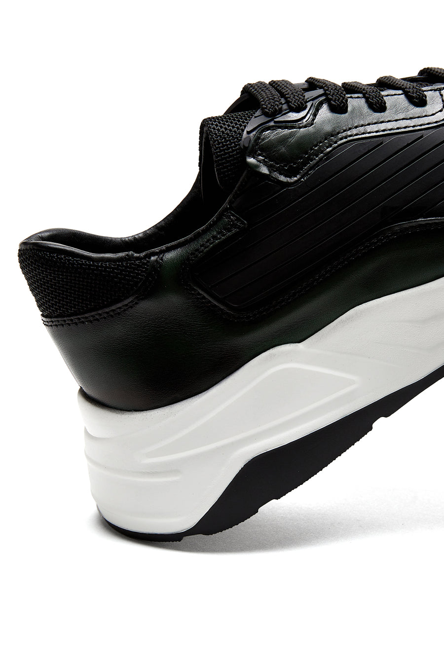 Erkek Yeşil Deri Sneaker