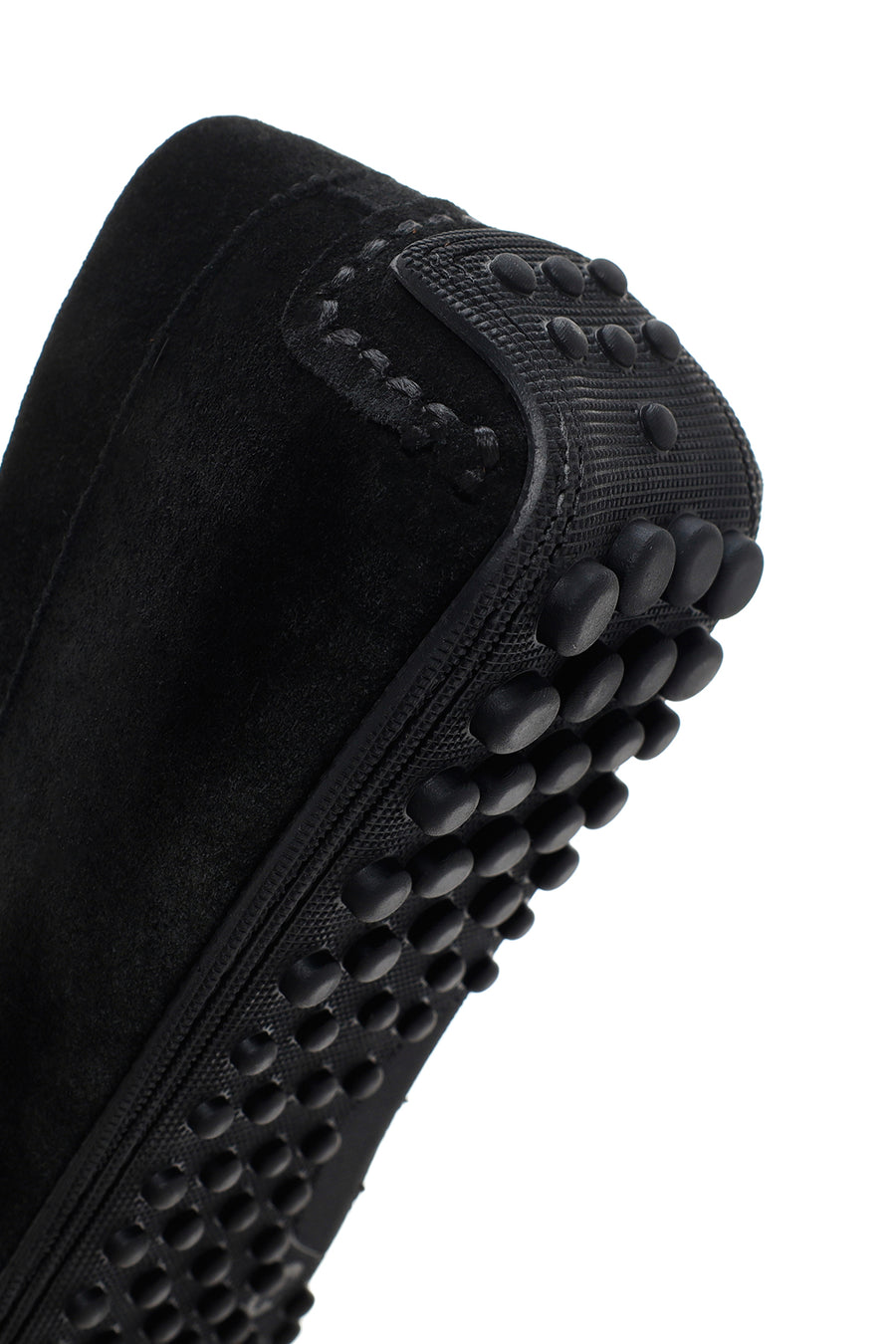 Erkek Siyah Süet Deri Casual Loafer