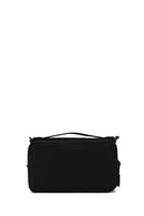D-Pack Male Black Long-Strap Mini Fabric Crossbody Bag | Derimod