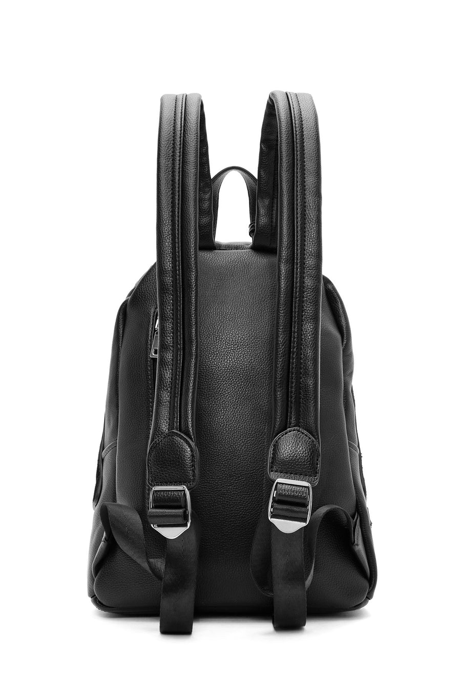 Women's Black Star Patterned Backpack
