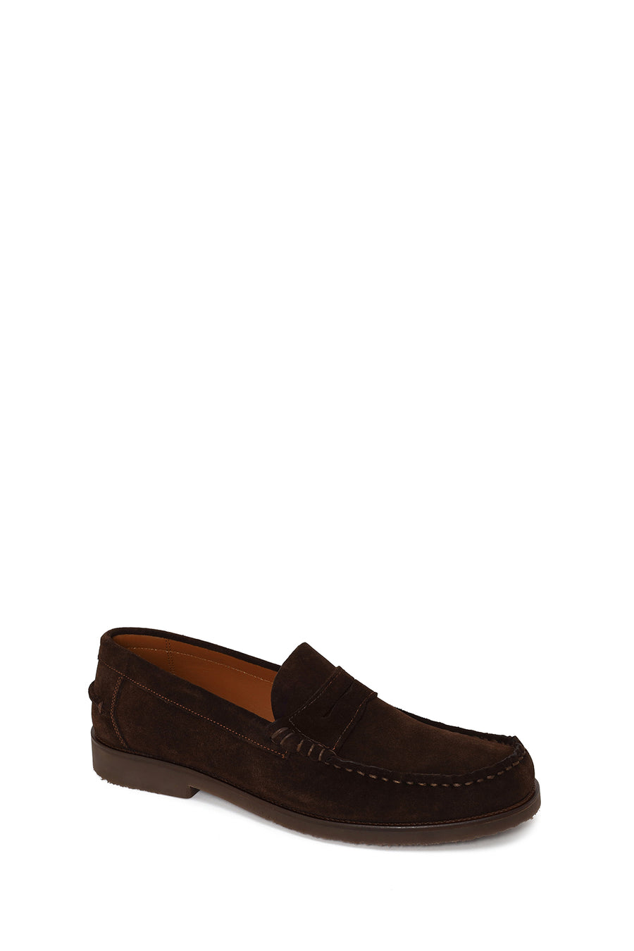 Erkek Kahverengi Süet Deri Casual Loafer