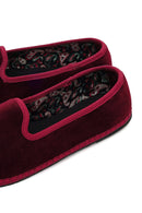 Kadın Bordo Kumaş Loafer | Derimod