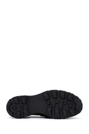 Kadın Siyah Rugan Deri Tokalı Casual Loafer | Derimod