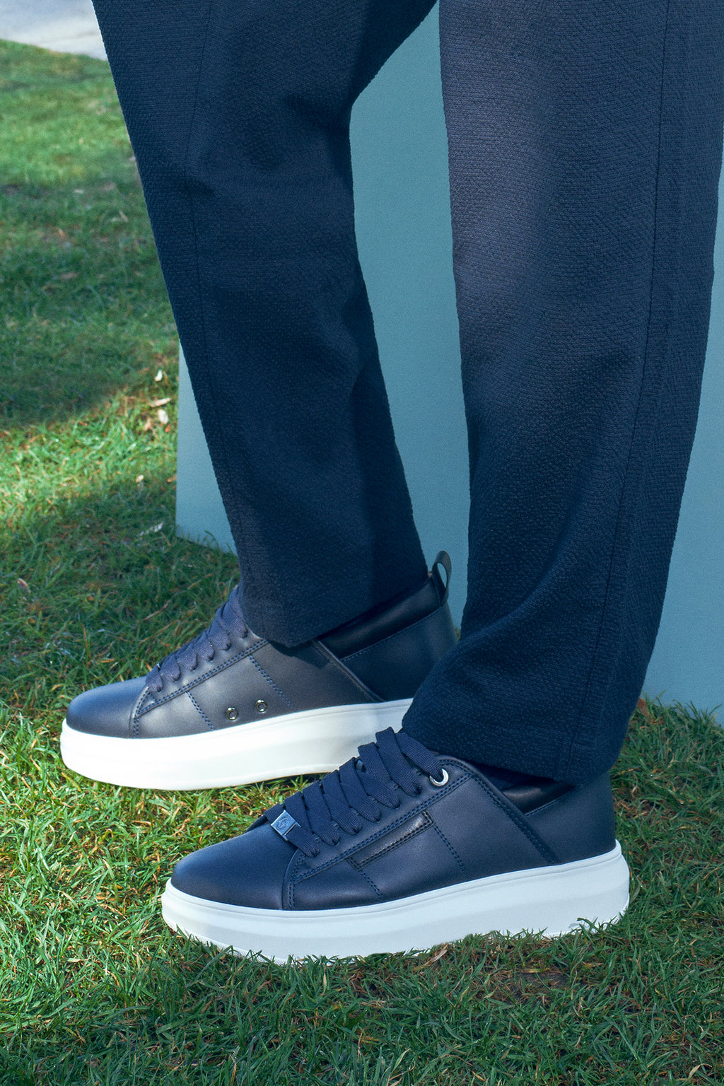 ACBC x Derimod Erkek Lacivert Bağcıklı Sneaker
