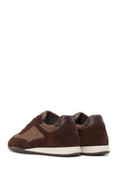 Woman Brown Lace-up Suede Leather Sneaker | Derimod