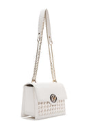 Women's White Long Chain Strap Knitted Crossbody Bag | Derimod