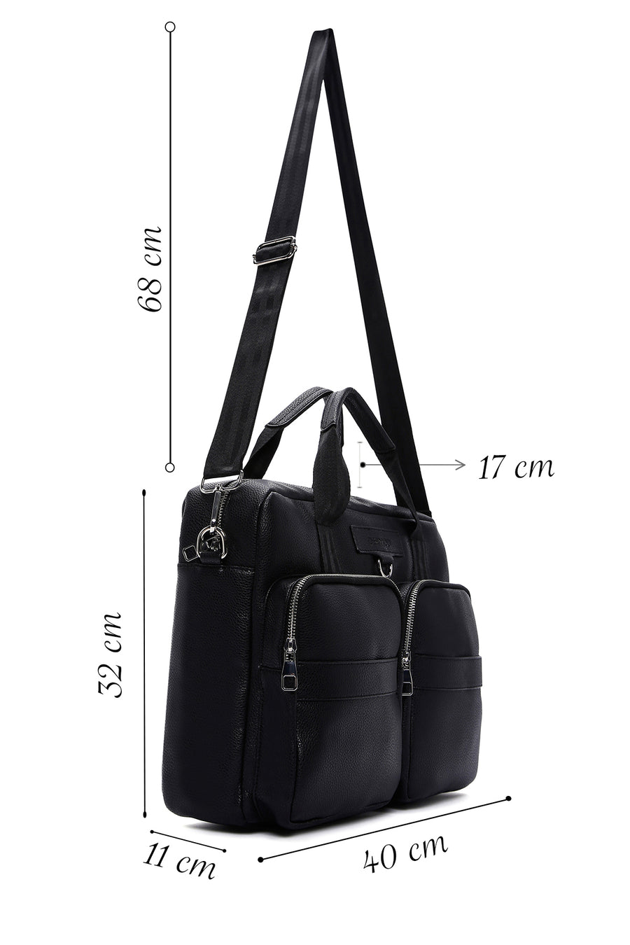 Men's Black Briefcase