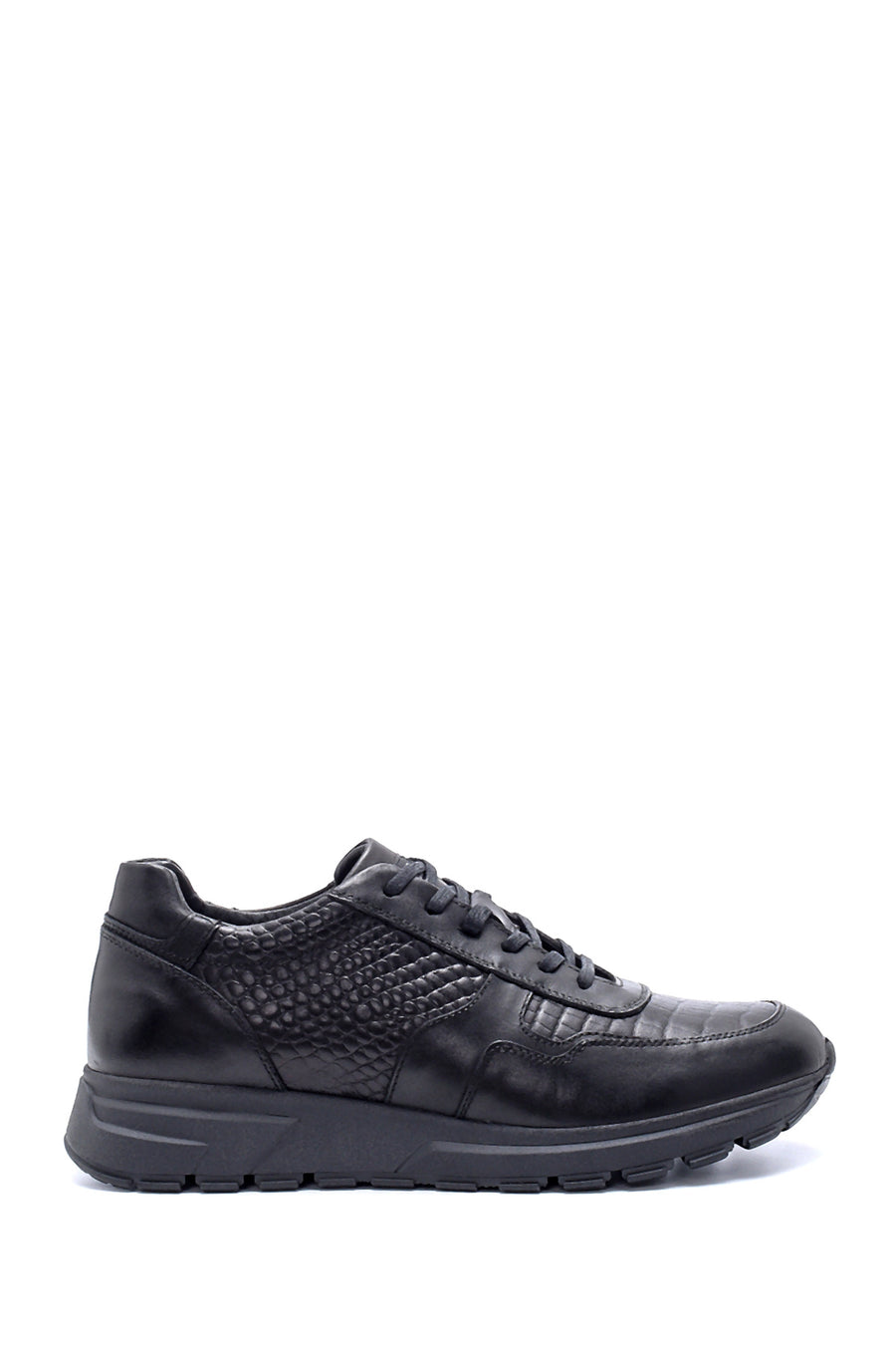 Men's Leather Crocodile Pattern Sneaker 20WFD3068E3 | Derimod