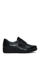 Women's Black Leather Comfort Shoes | Derimod