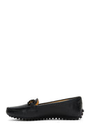 Kadın Siyah Deri Loafer | Derimod